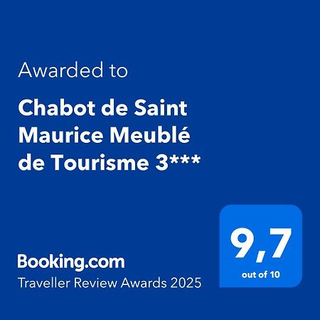 Chabot De Saint Maurice Meuble De Tourisme 3*** Lejlighed Chambéry Eksteriør billede